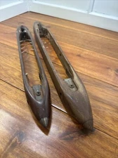 Micarta Body SH Flying Boat Loom Weaving Shuttle Textiles Antique Lot of 2 Wood