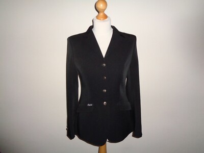 Pikeur Epsom ladies new fabric competition show jacket black size