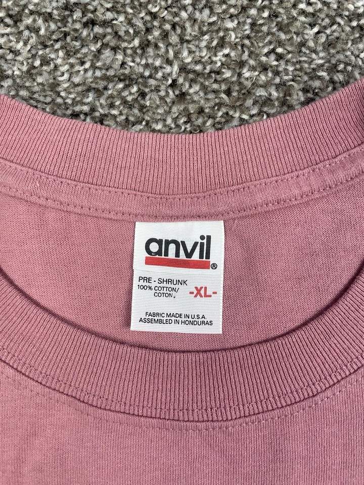 Camiseta De Colección Años 90 Señor Jesucristo Cristiana Luz Sólida Co Talla XL Rosa Usada en Excelente Condición Foto 3 de 4