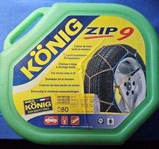 Catene da Neve KONIG Mod. ZIP 9 Mis. 080 - NUOVO