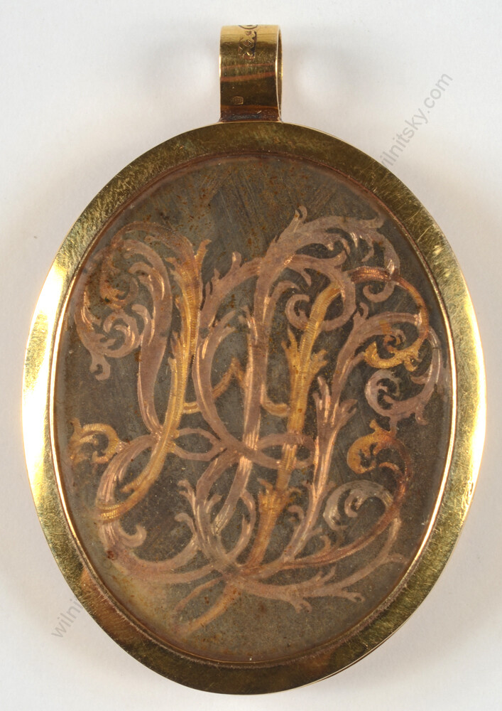 "Portrait of a gentleman", Dutch miniature, 1800s