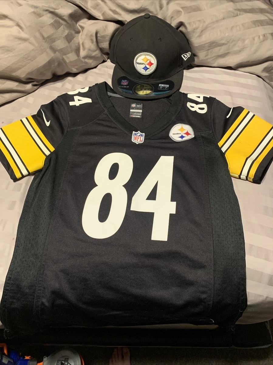 NFL On Field Pittsburgh Steelers Antonio Brown 84 Jersey Size