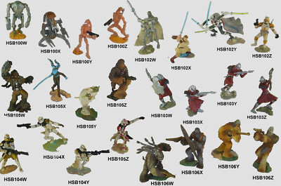 Star Wars figures #1 Unleashed Battle Packs HASBRO Marx plastic toy soldiers