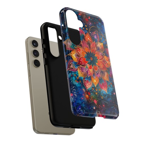 Mandala Flower Watercolor Phone Case for iPhone, Samsung Galaxy, Pixel - 第 162/256 張圖片