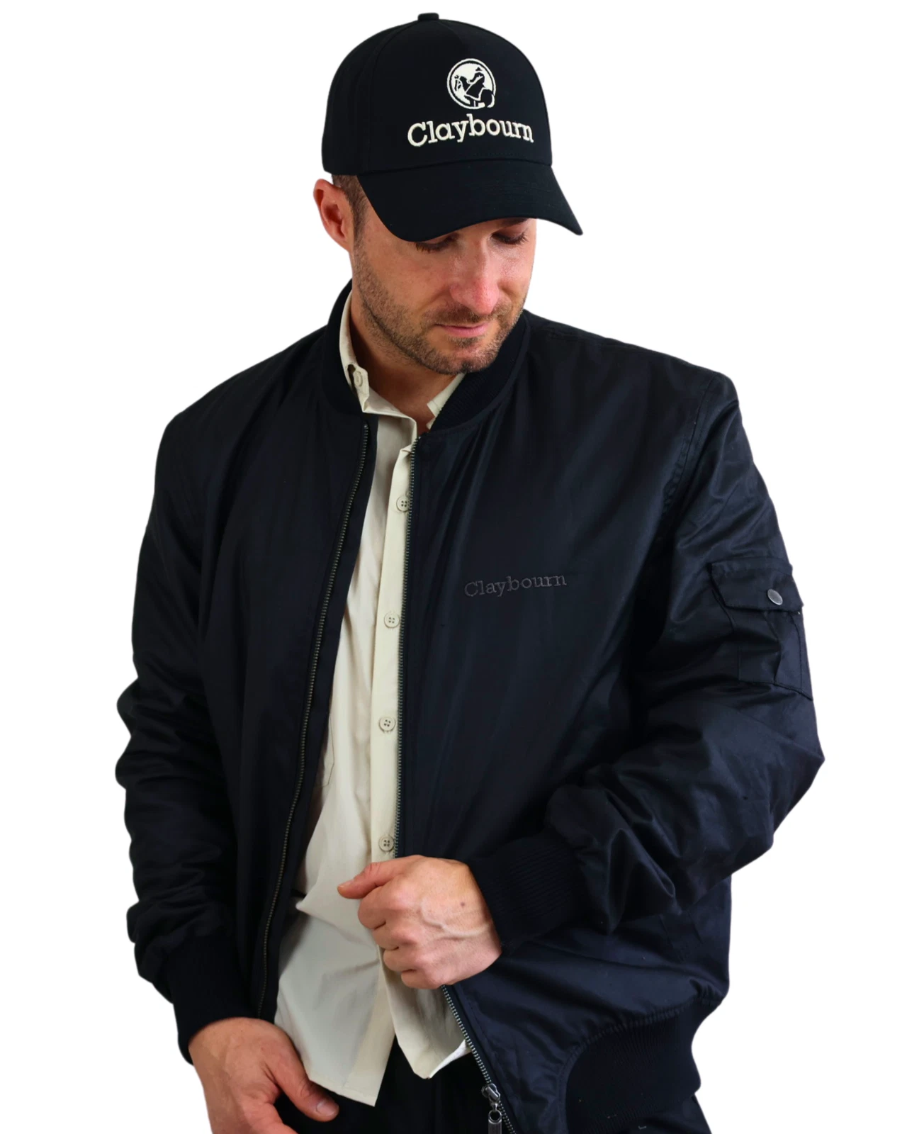 Claybourn Roma Bomber Jacket – Unisex Silk Waxed Cotton – Australian Made