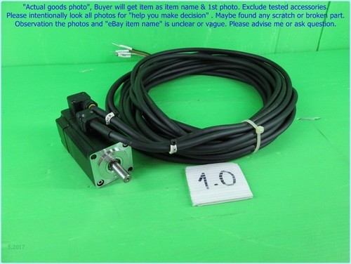 YASKAWA SGMJV-01ADL21, AC Servo motor with cable as photo, sn:0125, lφo 2 - 第 1/12 張圖片