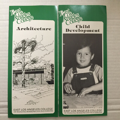 East LA College ELAC 2 Brochures 1970s to 1980s