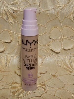 NYX-PROFESSIONAL-Bare With Me-Concealer Serum-BWMCCS02 LIGHT-.32 OZ./NEW/NO CAP!