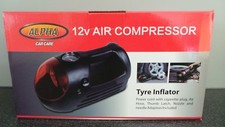 12 Volt Air Compressor Max 300 PSI Cigarette Plug built in Safety Flash Light