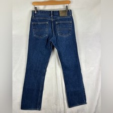 POLO Ralph Lauren Vintage 90s Straight Leg Jeans Size 6 Blue Cotton Mid Rise