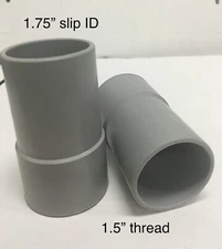 Hose Cuffs / Fittings / Ends / Connectors / Swivels- 1.75” Slip - 1.5” ID Hose