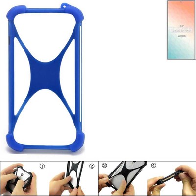 Schutzring für Samsung Galaxy S24 Ultra Silikoncase Softcase Bumper Schutz Hül