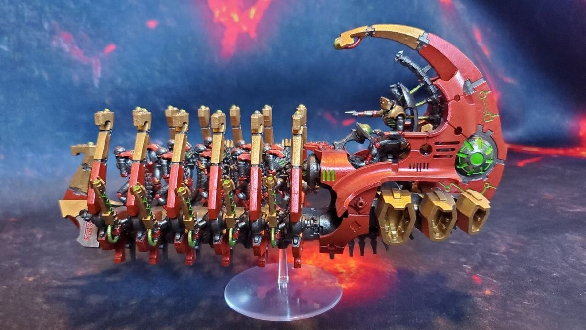 Necron Ghost Ark Warhammer 40k beautifully painted and fully Necron Ghost Ark Warhammer 40k beautifully painted and fully