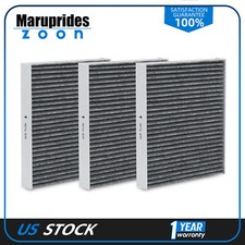 3PCS Cabin Air Filter for CHEVROLET BOLT EUV 2022/EV 2017-2022/CAMARO 2016-2022