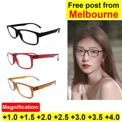 Reading Glasses Mens Womens Reading Glasses  Square Frame Readers Unisex