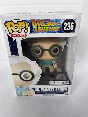 Back To The Future #236 Dr. Emmett Brown Loot Crate Exclusive Funko Pop! NEW