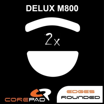 Corepad Skatez Delux M800 Ersatz Mausfüße Mausgleiter Hyperglides Teflon PTFE