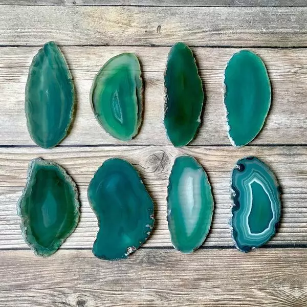 Agate shop slices bulk