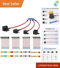 Durable 36PCS Add-a-Fuse Kit with 4 Types - Ideal for Automotive Applications