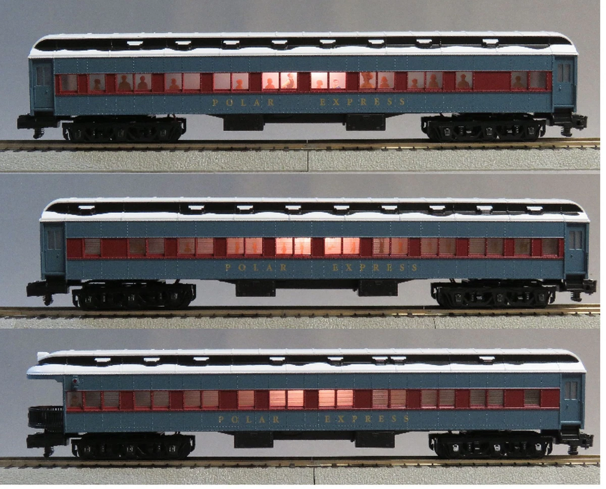LIONEL AMERICAN FLYER POLAR EXPRESS PASSENGER CARS S GAUGE 2217050 6 44039 3 PK