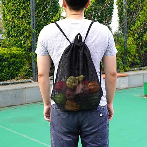Drawstring Swimming Bag collection Drawstring Mesh Backpack Mesh Drawstring Sling Bag