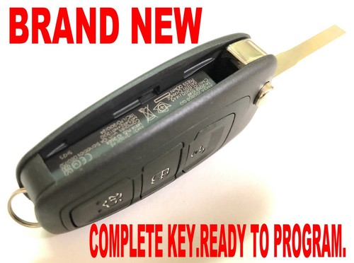 Brand new flip key remote for FORD 10+ Focus C-Max Galaxy Mondeo S-max chip Fob - Picture 2 of 3