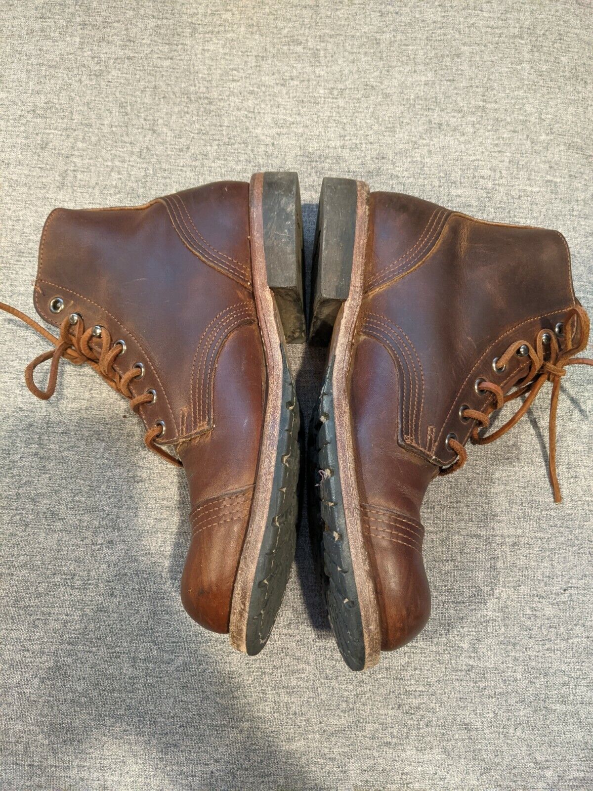 1892 by Thorogood Shoes 814-4014 Dodgeville Wheat Pred Boots Made In USA  Horween