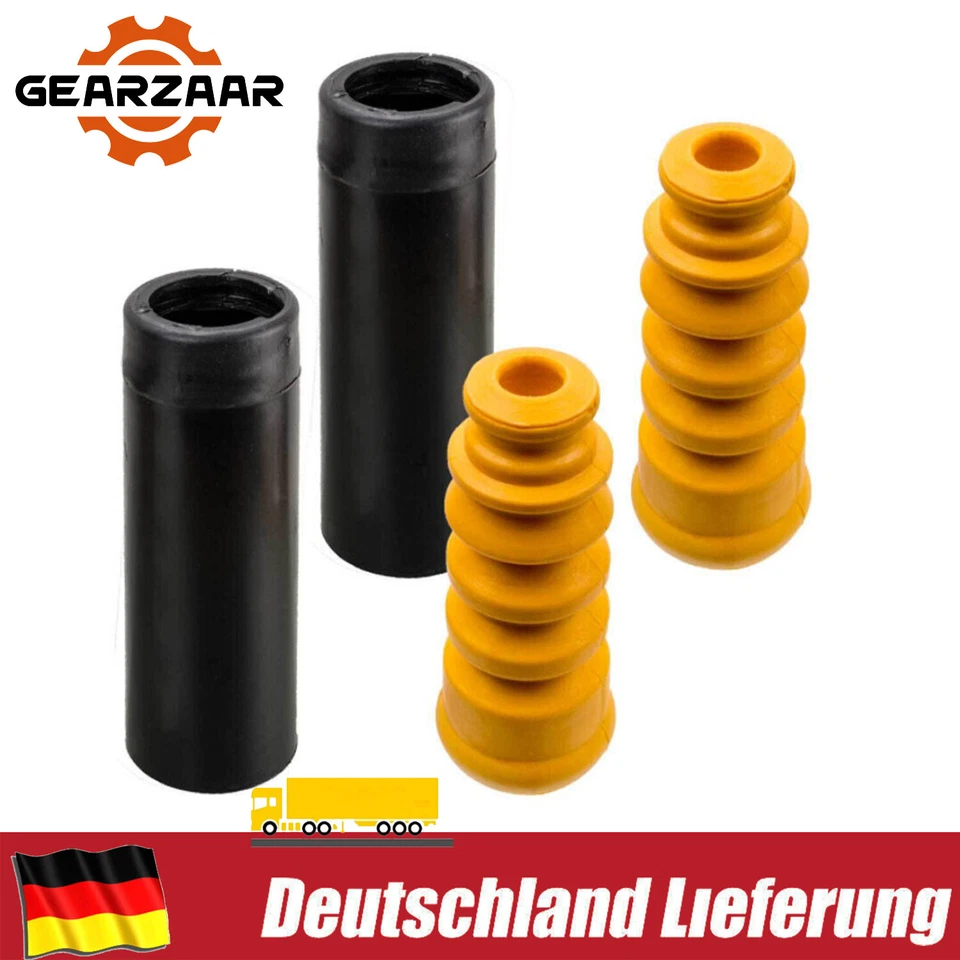 GEARZAAR Staubschutz Anschlagpuffer Hinten Protection kit Für VW Golf 4 5 6 Polo 9N 6R