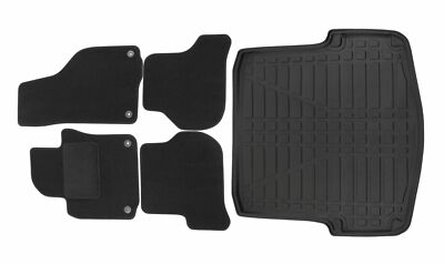 Kofferraumwanne Fußmatten Set Passend Für Skoda Octavia II 2005-2012 Kombi