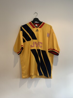 アーセナル ユニフォーム JVC ARSENAL adidas Oサイズ Authentic 1992-1994 Arsenal Home Football Shirt JVC Adidas Red