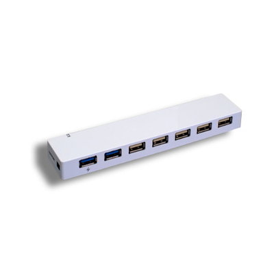 USB 3.0 2.0 7 Ports Combo Hub 5 Gbps Portable for PC Mac Laptop Notebook Desktop