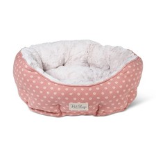 Studio Ditsy Block Dark Bush 20" W x 19" D x 8" H Small Round Cuddler Cat/Pet...