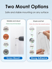 Laptop Wall Mount Holder Space-Saving under Desk Laptop Mount Cable Slots Thick