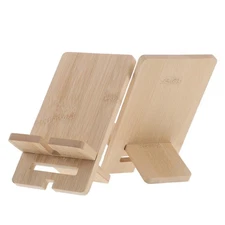 2pcs Phone Holder - Desktop Cellphone Stand With Charging Slot -