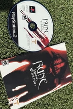 Rune: Viking Warlord (Sony PlayStation 2, 2001) Disc + Manual PS2 M-Rated