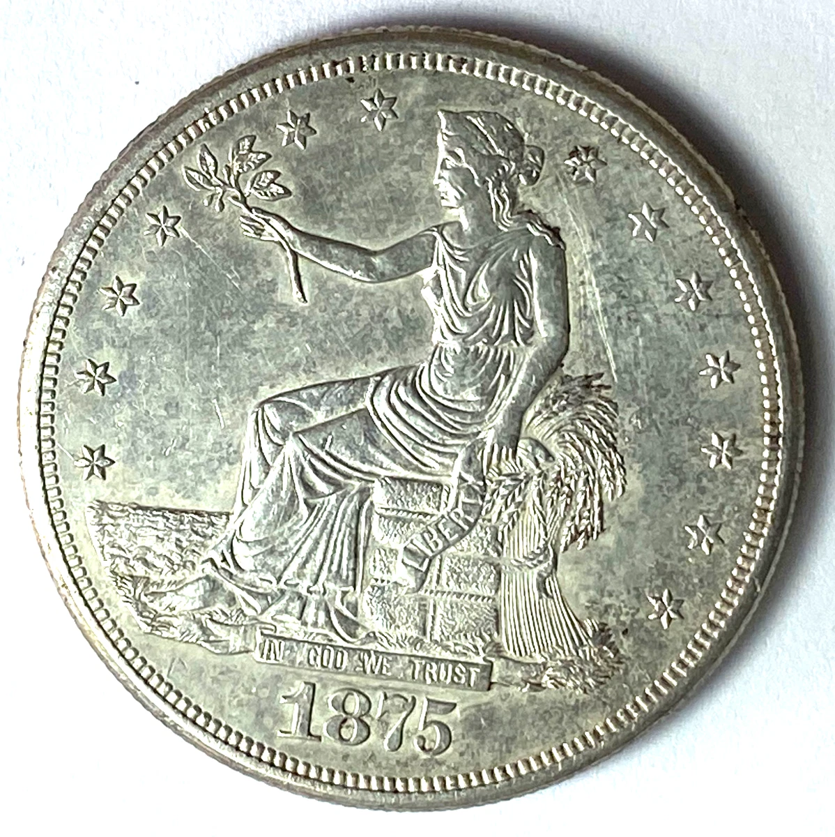 未经认证1875 年美国贸易元(1873-1885) | eBay
