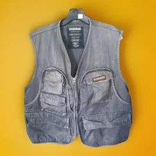Vintage Napapijri Geographic Voyage High Tenacity utility Vest Size Large