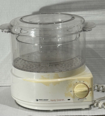 Black & Decker Handy Steamer HS80 Food Vegetable Steamer Rice Cooker TESTED
