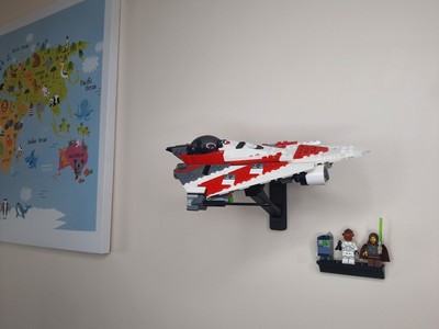 Wandhalterung für Lego Star Wars 75388 Jedi Bob Starfighter 