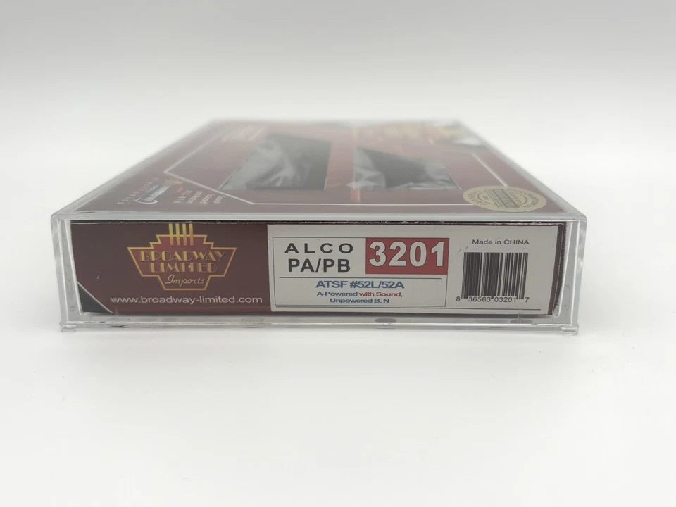 Broadway Limited BLI - N - AT&SF - Alco PA/PB Set #52L/52A, w Sound - Train 3201 - Image 2 of 4