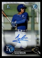 2016 Bowman Chrome #BCAP-JG Jeison Guzman Prospects Autographs Refractor #/499