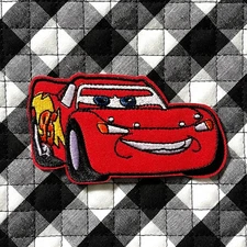 Montgomery Lightning McQueen Cars Disney Pixar Iron on Patch
