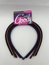Goody Ouchless Shoestring Headbands, 5 Count Pack of 1 , Assorted Neutral