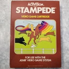 Stampede (Atari 2600, 1981) Complete In Box CIB w/ Manual & Game