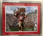 Jerry Rice San Francisco 49ers Autographed Framed 2’x3’ Picture With Player COA