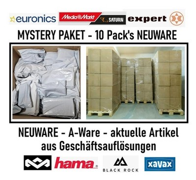 NEU&OVP - Mystery Paket - 10 Packs - A-Ware - Saturn/Expert/Euronics - Auflösung