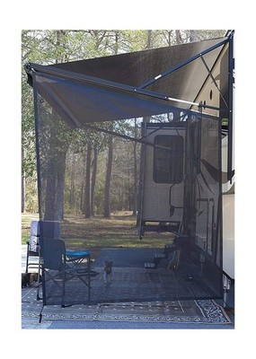 RV Awning Side Sun Shade Screen 9'X7' - 2 PACK
