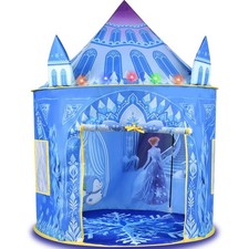 Amplov Princess Pop Up Play Tent, Frozen Toys for Girls, H53" x W41", Blue