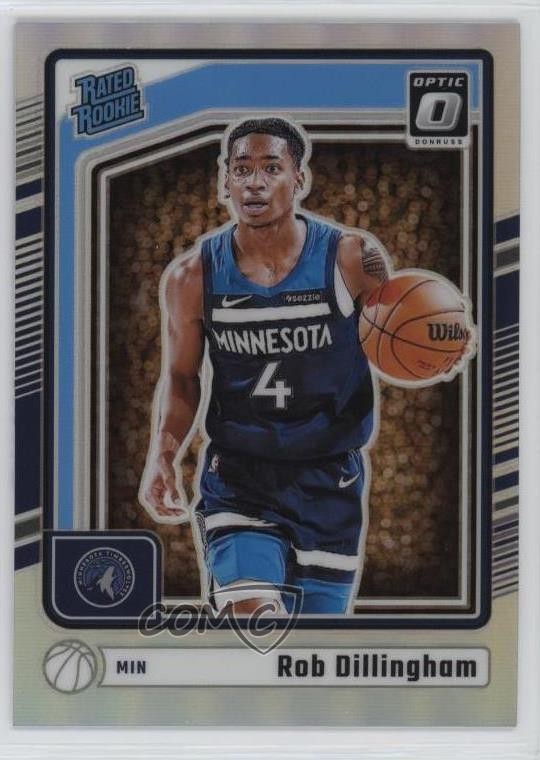 2024-25 Panini Donruss Optic Rated Rookie Holo Prizm Rob Dillingham #259 2l4