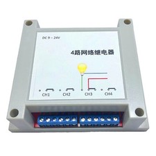 4-Channel Relay Module Board Ethernet Relay Networks Switch Controller Module